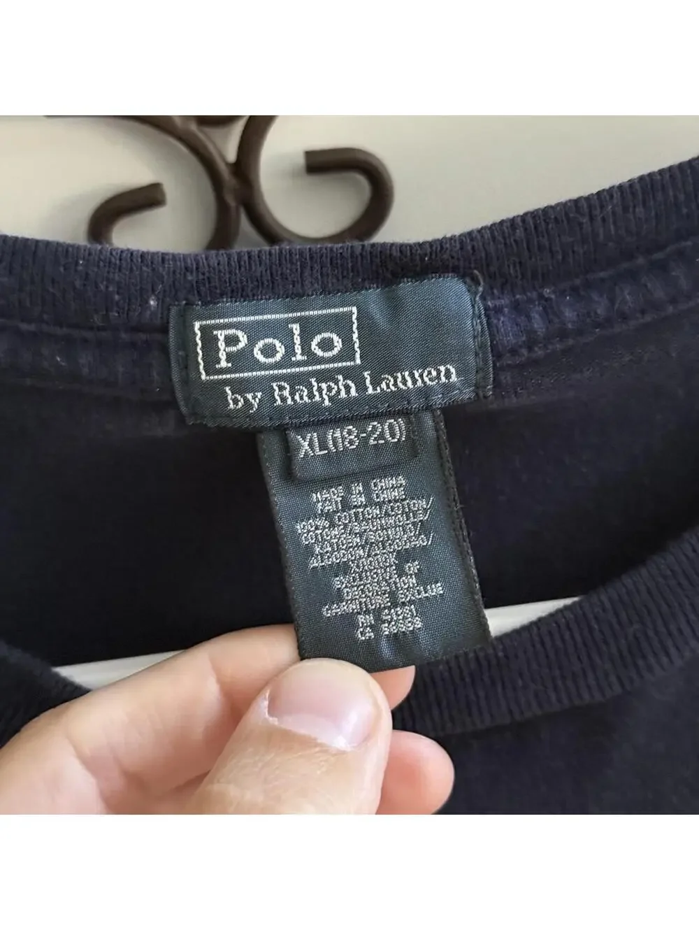🐎 Polo Ralph Lauren Navy Long Sleeve Tee